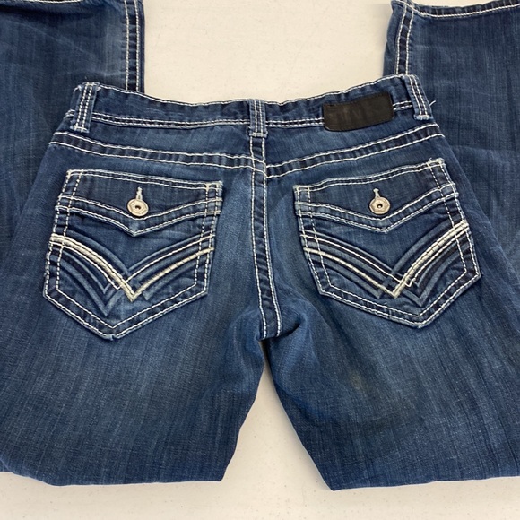 BUCKLE BKE jeans dark wash light stitching size 32 x 32 - Picture 6 of 8